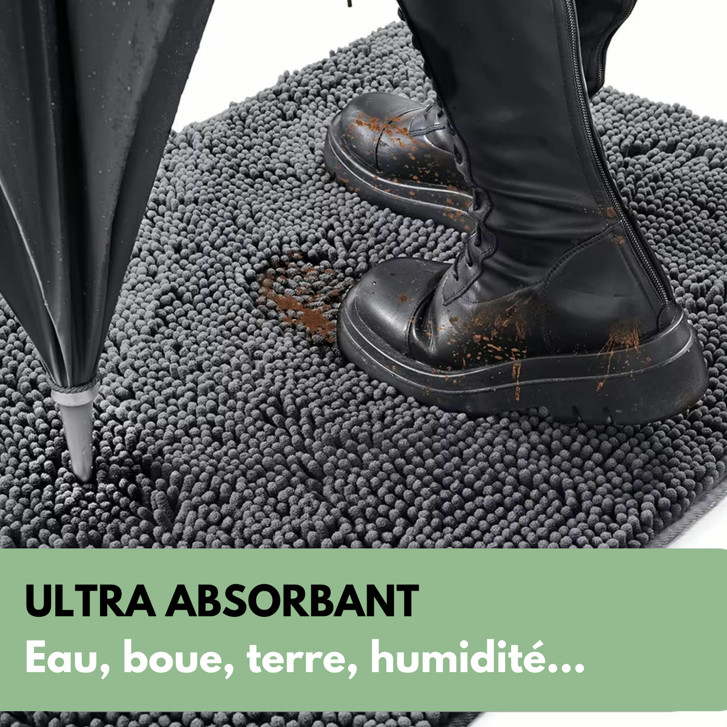 Tapis ultra-absorbant - pattes d'animaux