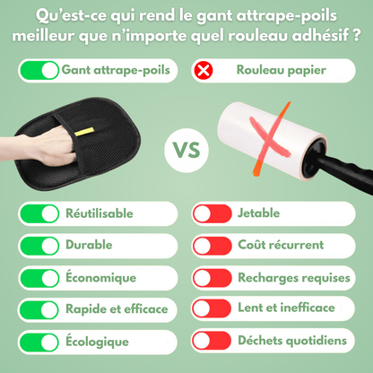 Gant attrape-poils