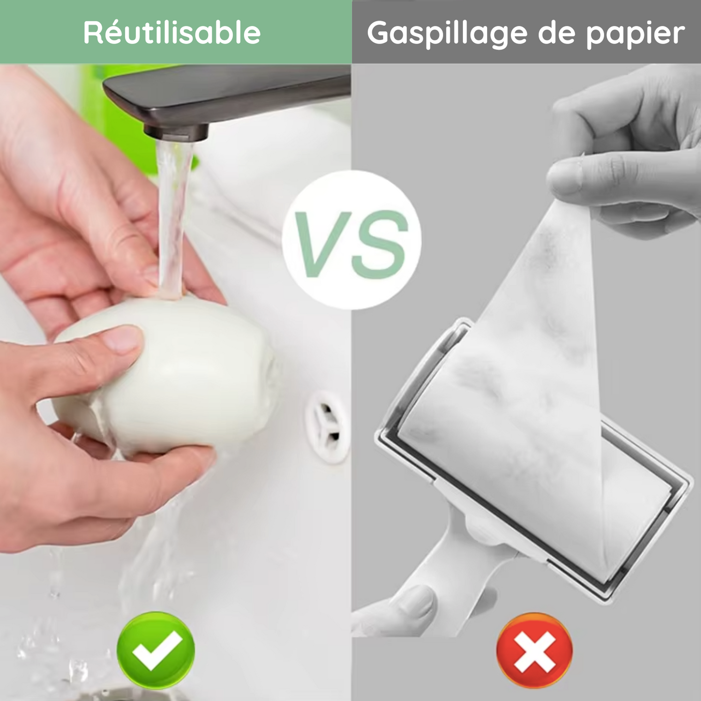 Anti-poils et peluches réutilisable